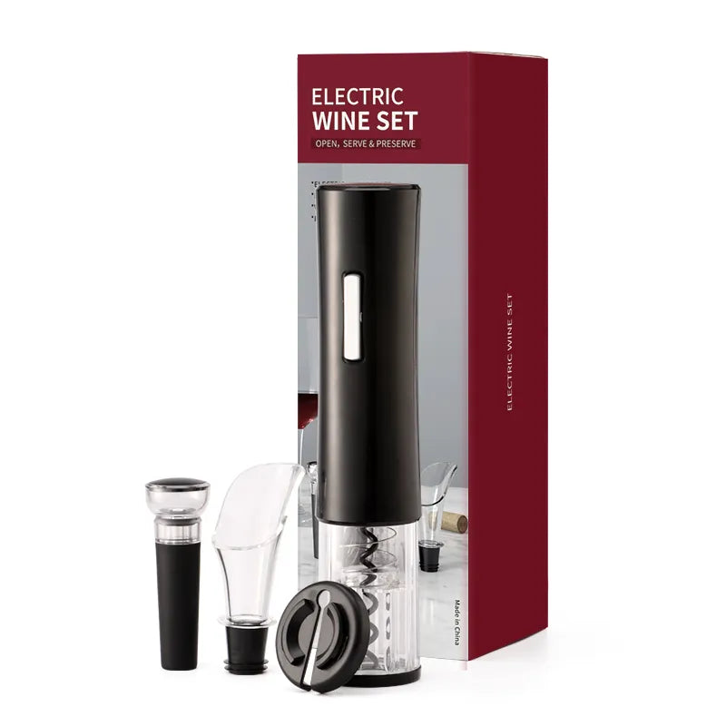 SET DESTAPADOR DE VINO ELECTRICO