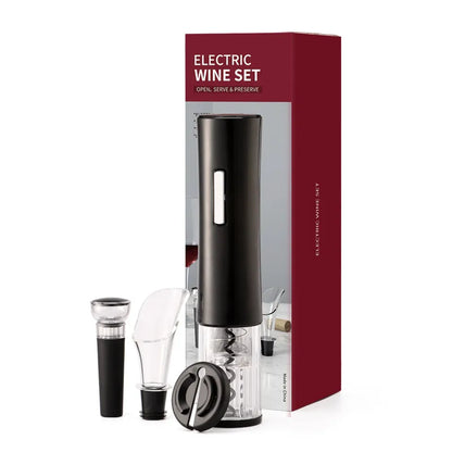 SET DESTAPADOR DE VINO ELECTRICO