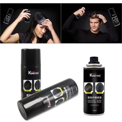 Spray para el cabello Tapa Canas y disimulador de Alopecia. Mujeres y Hombres.
