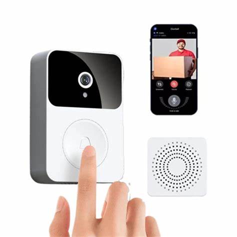 TIMBRE CON CAMARA DE VIDEO INALAMBRICA PARA PUERTA X9